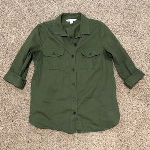 🔅green button up shirt🔅